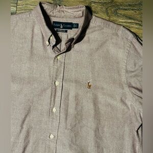 Polo Ralph Lauren Classic Fit Cotton Oxford Button-down Light Purple/Lavender L